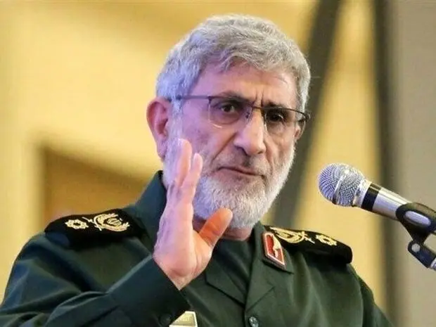 اولین پیام سردار قاآنی بعد از آغاز جنگ