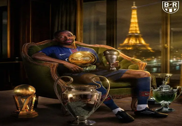 عثمان دمبله بهترین بازیکن سال ۲۰۲۵ فیفا شد + عکس