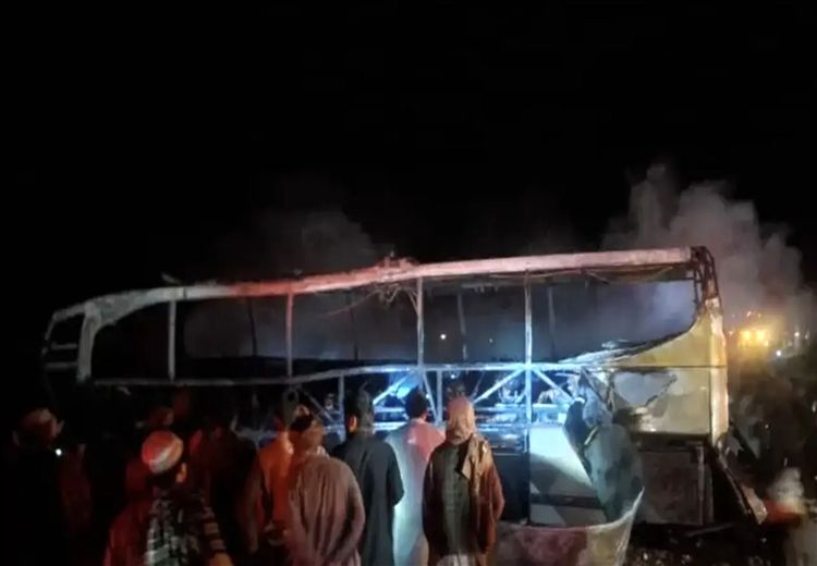 مرگ 71 افغانستانی در تصادف اتوبوس حامل مهاجران اخراج شده از ایران