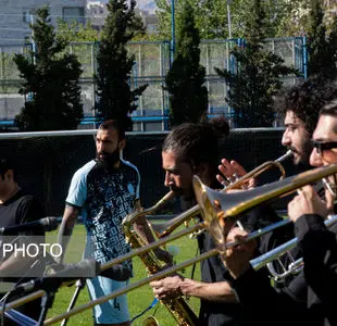 تصاویری از تمرین استقلال با موزیک