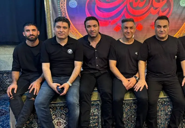 استقلالی ها در مراسم عاشورای حسینی + عکس