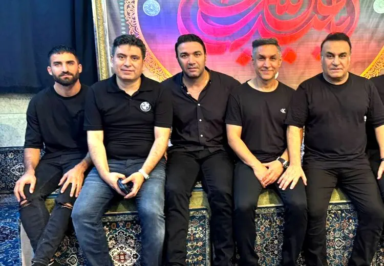 استقلالی ها در مراسم عاشورای حسینی + عکس
