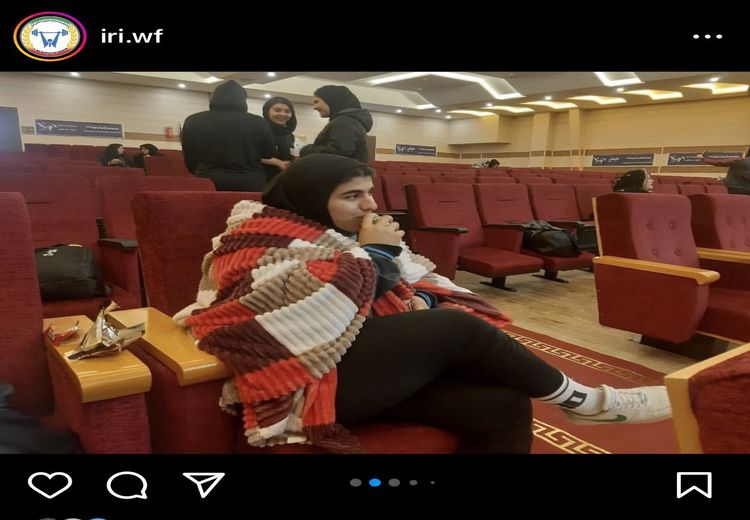 پتوپیج شدن دختر ورزشکار خوزستانی در اردبیل/ عکس