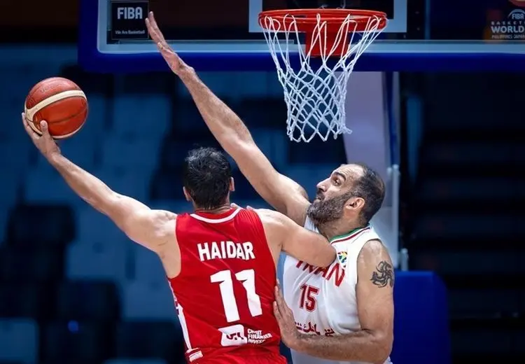 پیروزی بسکتبال ایران مقابل عراق در انتخابی جام جهانی