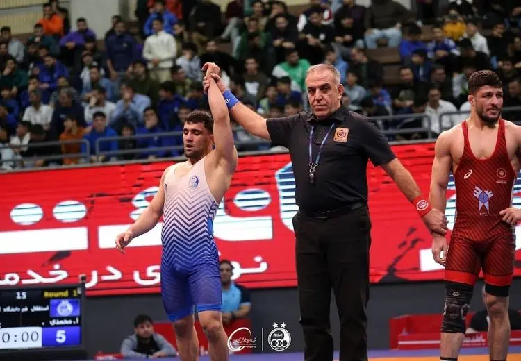 صعود مقتدرانه استقلال به فینال لیگ برتر کشتی فرنگی