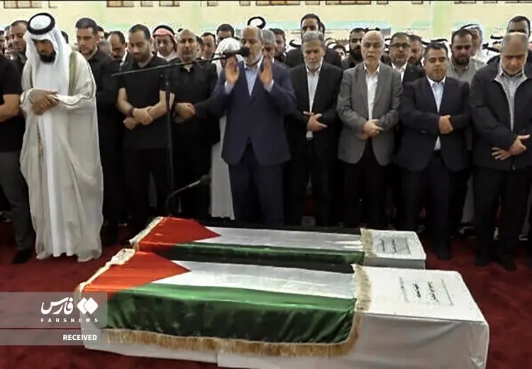 مراسم تشییع پیکر شهید اسماعیل هنیه در قطر