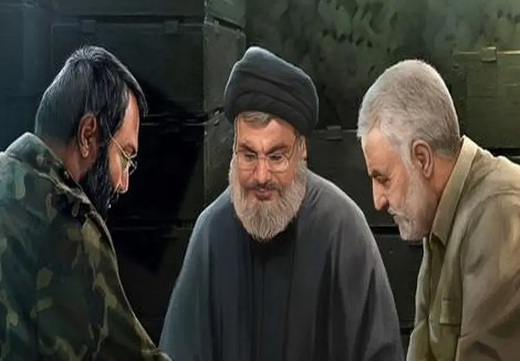 پنهان شدن حاج قاسم، حاج رضوان و سیدحسن نصرالله از دوربین پهپاد اسراییلی + فیلم