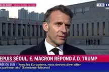 پاسخ مکرون به ترامپ: اظهارات او نه شایسته است و نه در سطح استانداردهای مورد انتظار/ فیلم