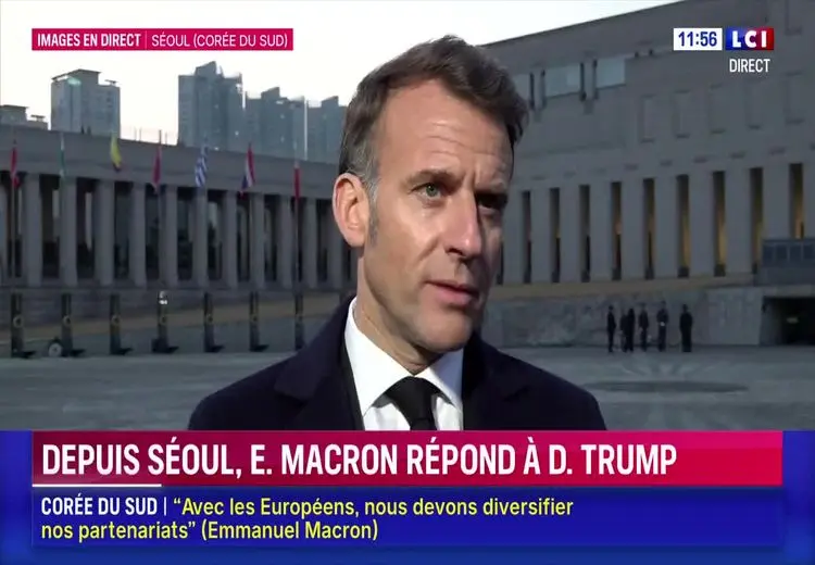پاسخ مکرون به ترامپ: اظهارات او نه شایسته است و نه در سطح استانداردهای مورد انتظار/ فیلم