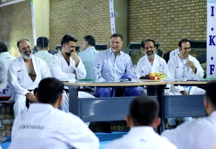 حضور غیرمنتظره علی دایی در اردوی تیم ملی کاراته