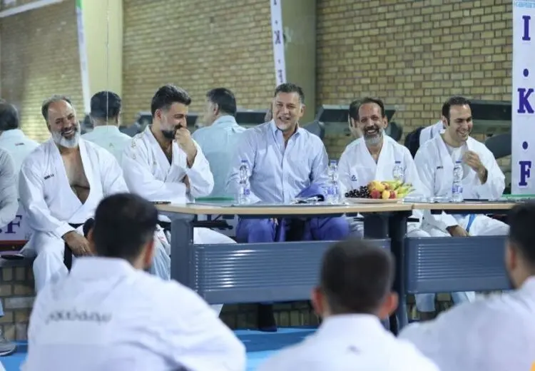 حضور غیرمنتظره علی دایی در اردوی تیم ملی کاراته