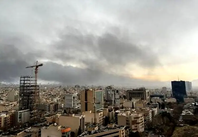 سازمان هواشناسی: تاریکی آسمان تهران ناشی از ترکیب دود و ابرناکی است
