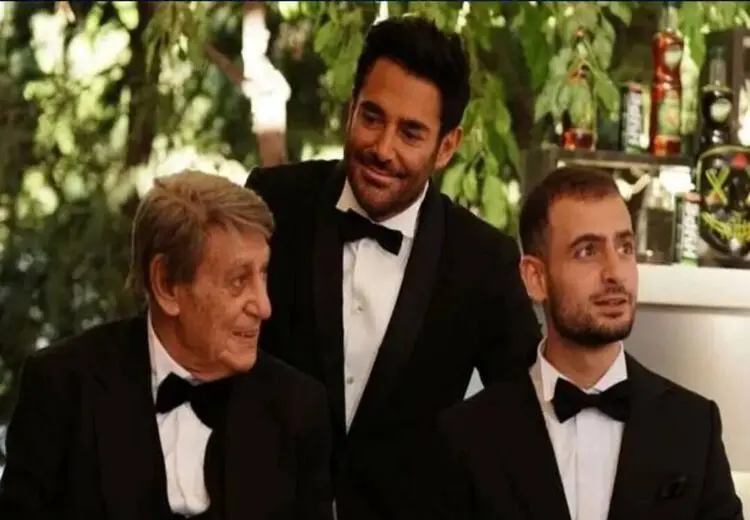 عکس محمدرضا گلزار و پدرش در شب عروسی‌اش