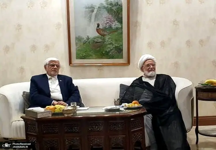 دیدار عارف با کروبی