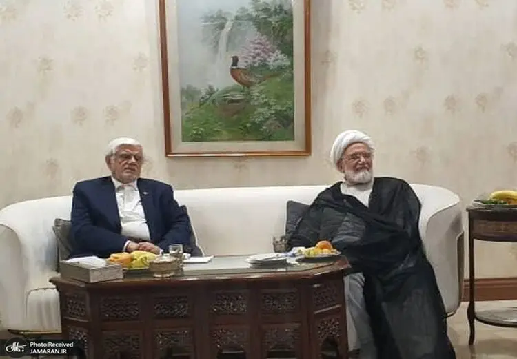 دیدار عارف با کروبی