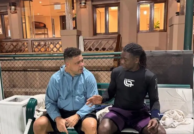 یک استقلالی با رونالدوی برزیلی تنیس بازی کرد!