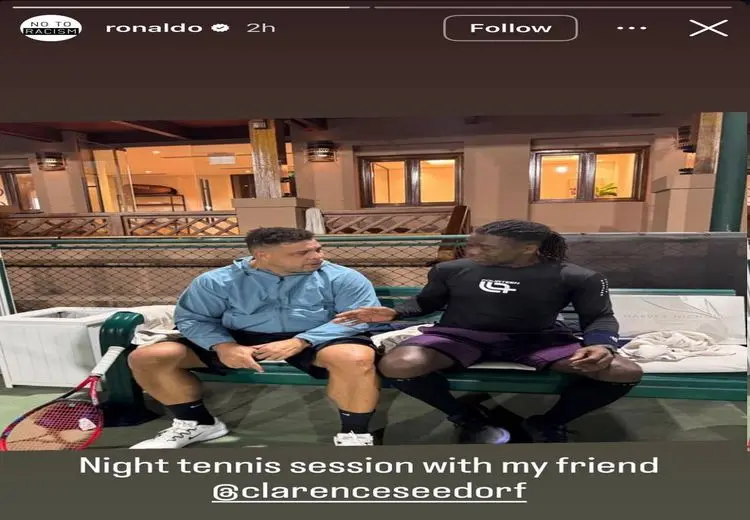 یک استقلالی با رونالدوی برزیلی تنیس بازی کرد!