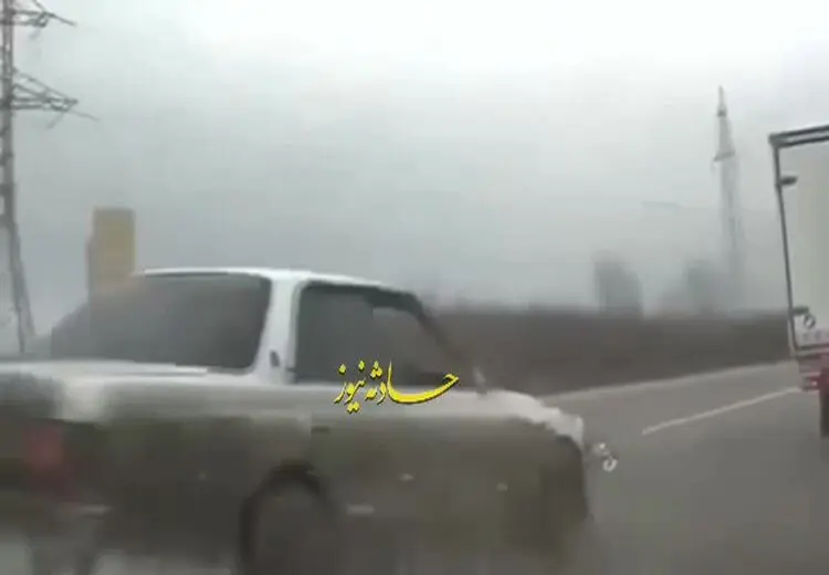 تصادف وحشتناک به خاطر گردش به چپ راننده بی احتیاط 