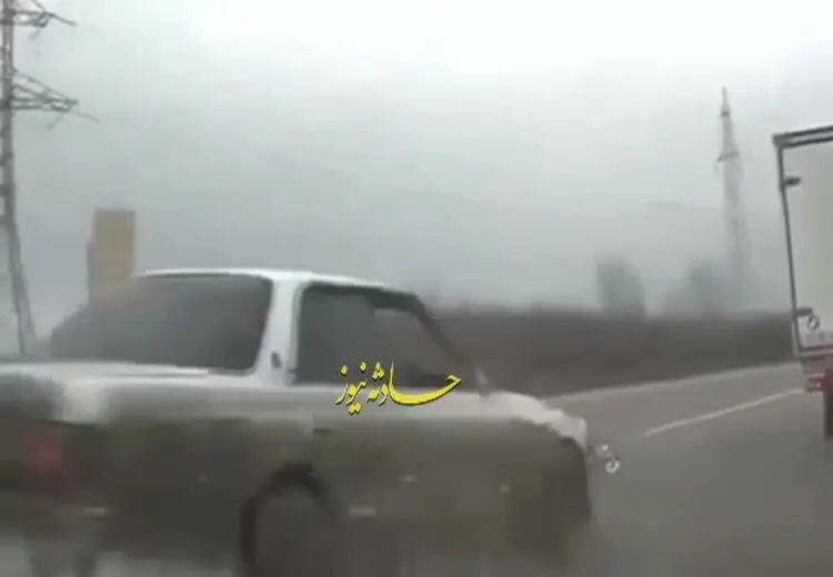 تصادف وحشتناک به خاطر گردش به چپ راننده بی احتیاط 