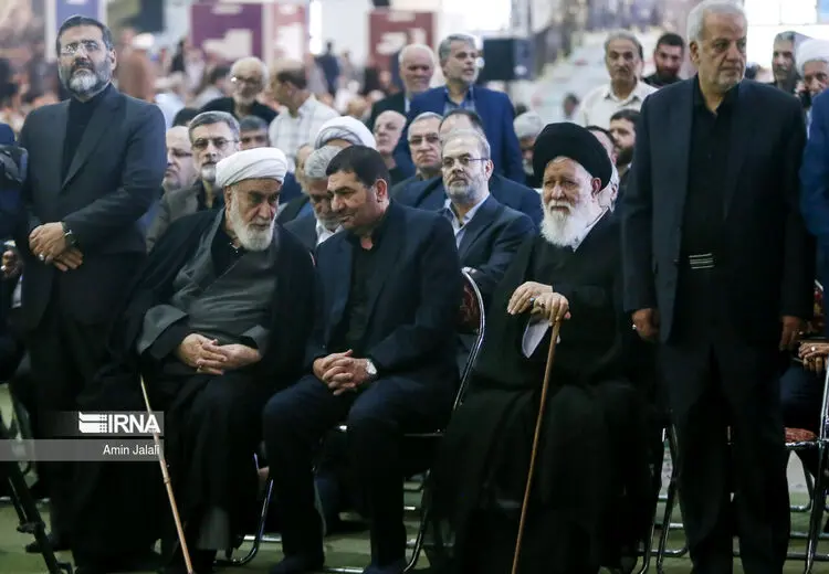 چه کسانی در مراسم چهلم رییسی حضور داشتند؟