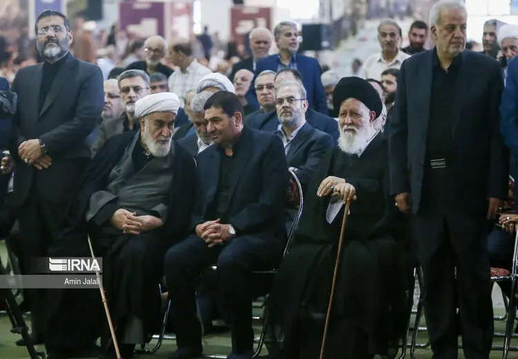 چه کسانی در مراسم چهلم رییسی حضور داشتند؟