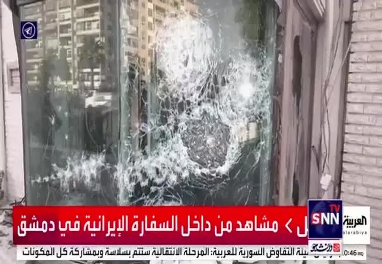 حمله مخالفان مسلح به سفارت ایران در دمشق + فیلم