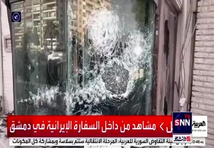 حمله مخالفان مسلح به سفارت ایران در دمشق + فیلم