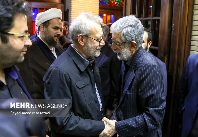 چه کسانی به مراسم ختم مادر حدادعادل رفتند؟