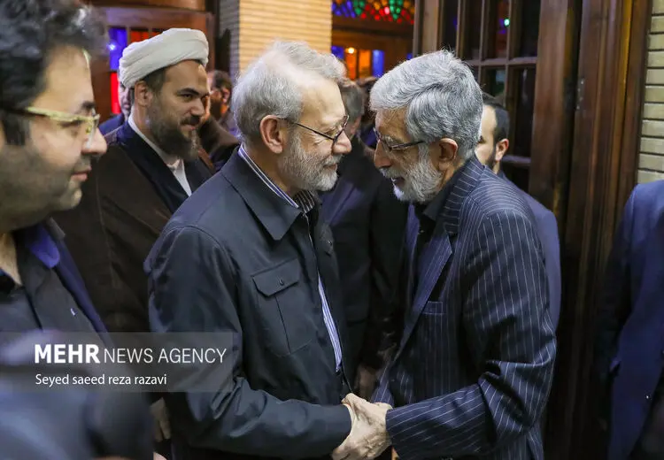 چه کسانی به مراسم ختم مادر حدادعادل رفتند؟