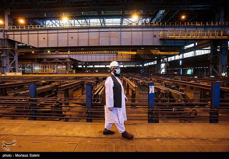 بازدید هیات طالبان از کارخانه ذوب آهن اصفهان