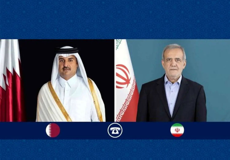 امیر قطر: کنار برادران خود در ایران می‌ایستیم