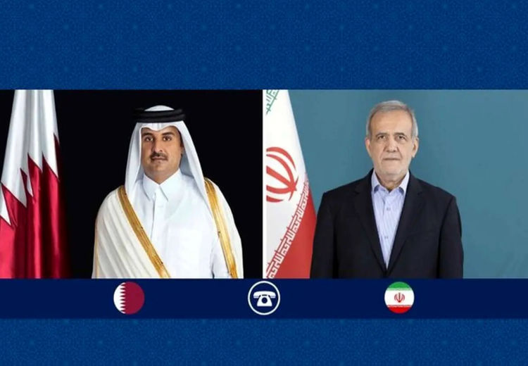 امیر قطر: کنار برادران خود در ایران می‌ایستیم