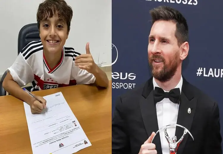لیونل مسی به سائوپائولو پیوست! + عکس