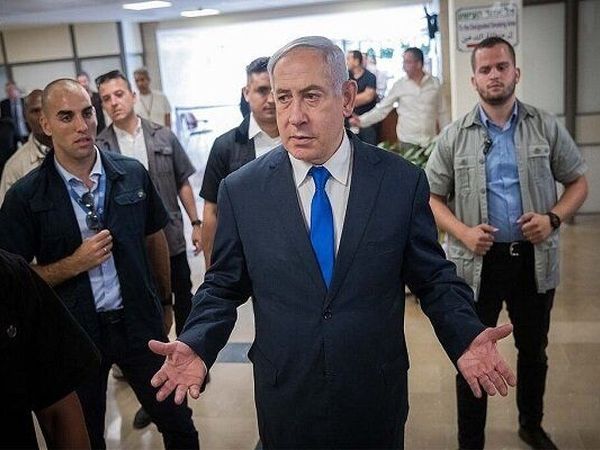 خروج ناگهانی نتانیاهو از نشست خبری !