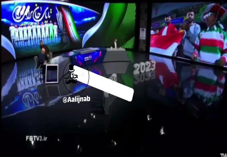 خروج سریع فیروز کریمی از استودیو روی آنتن زنده!