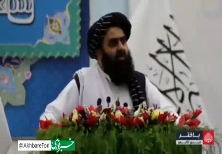 لفاظی وزیر خارجه طالبان خطاب به ایران درباره اعدام‌ها/ فیلم