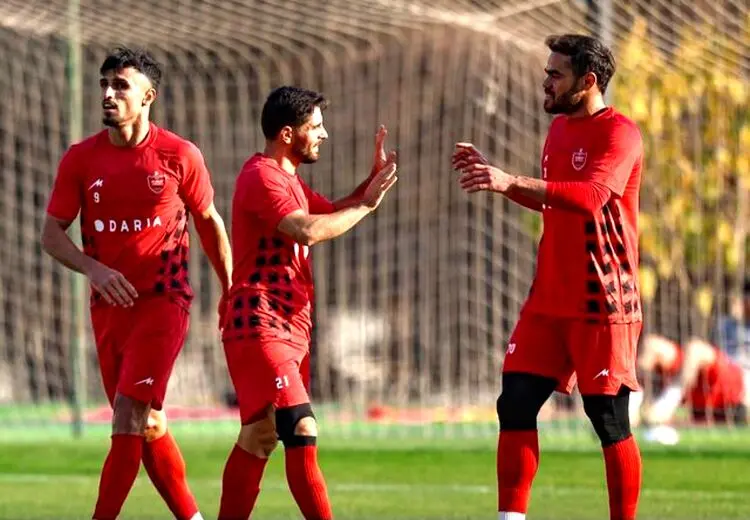 برتری پرسپولیس در دیدار تدارکاتی با گلزنی اورونوف و علیپور