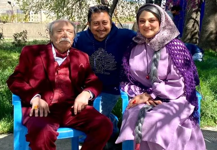 بازی علی نصیریان در یک فیلم فانتزی 
