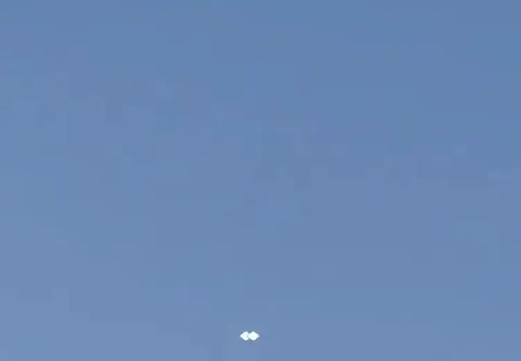 تصاویری از پرواز پهپاد حزب‌الله به‌سمت محل اقامت نتانیاهو