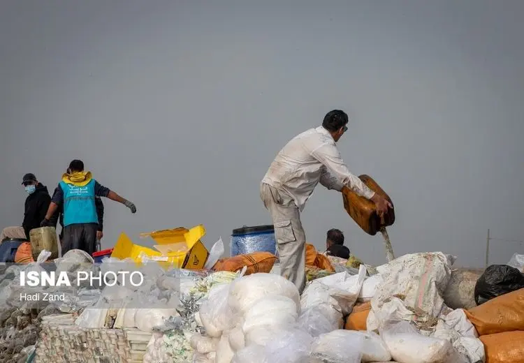 تصاویر امحای ۲۰ تن مواد مخدر 