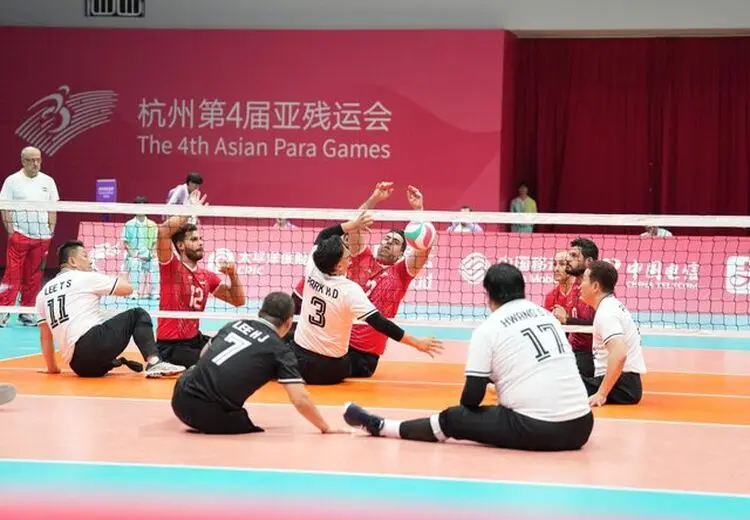 والیبال نشسته مردان ایران در هانگژو به طلا رسید