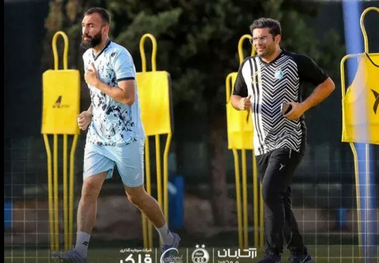اولین تمرین چشمی در استقلال بعد از مصدومیت